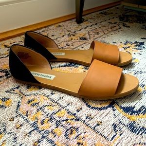 Steve Madden Flat Sandals, Lightly Worn